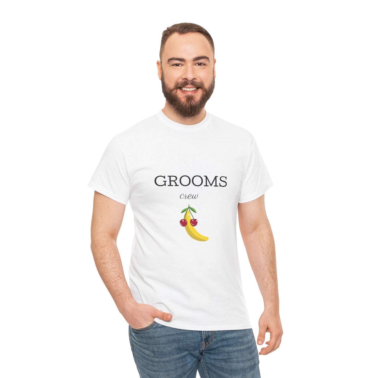 Unisex Heavy Cotton Tee - GROOM's crew